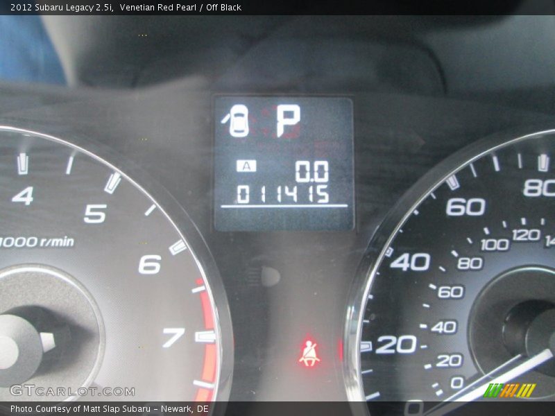 Venetian Red Pearl / Off Black 2012 Subaru Legacy 2.5i