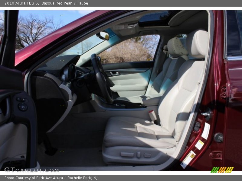 Basque Red Pearl / Taupe 2010 Acura TL 3.5