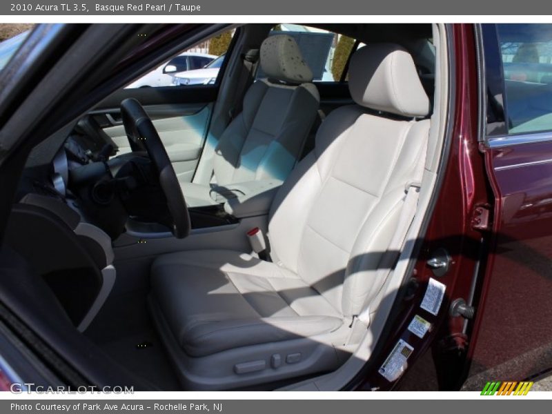 Basque Red Pearl / Taupe 2010 Acura TL 3.5