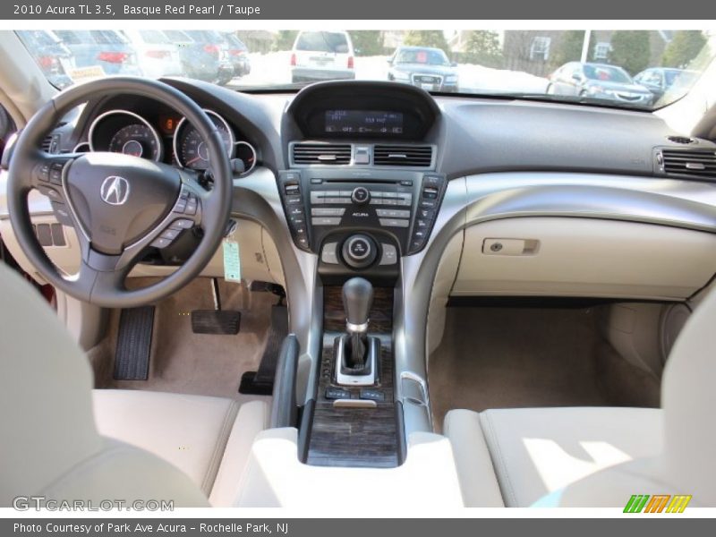 Basque Red Pearl / Taupe 2010 Acura TL 3.5