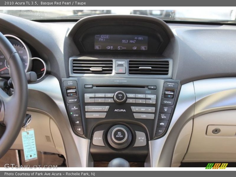 Basque Red Pearl / Taupe 2010 Acura TL 3.5