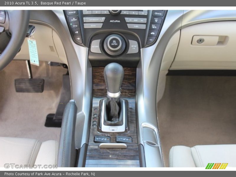 Basque Red Pearl / Taupe 2010 Acura TL 3.5