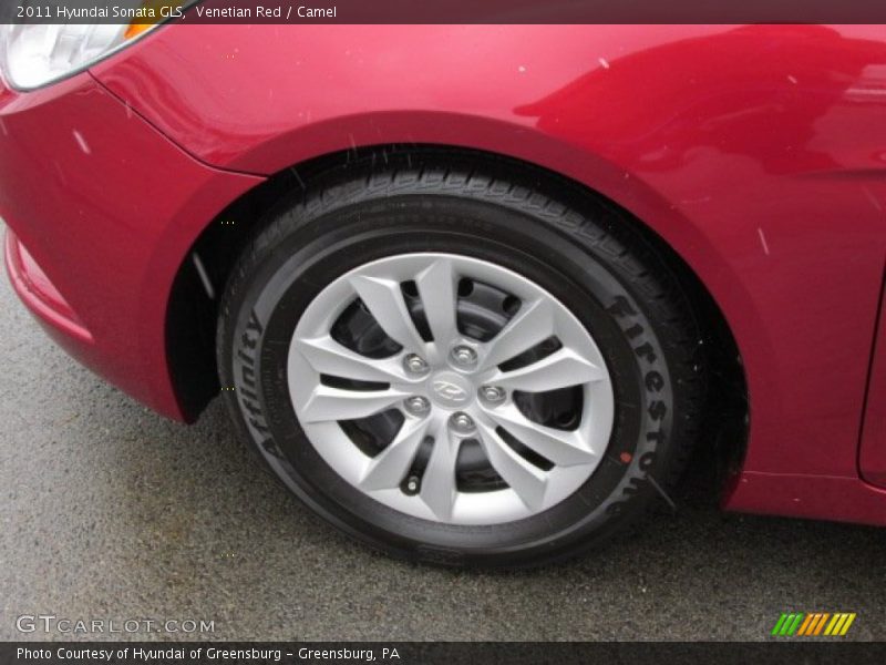 Venetian Red / Camel 2011 Hyundai Sonata GLS