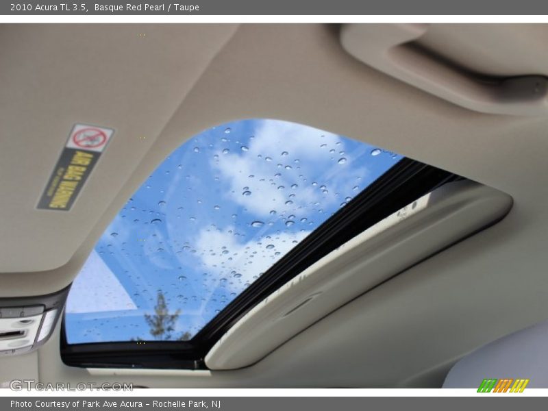 Basque Red Pearl / Taupe 2010 Acura TL 3.5