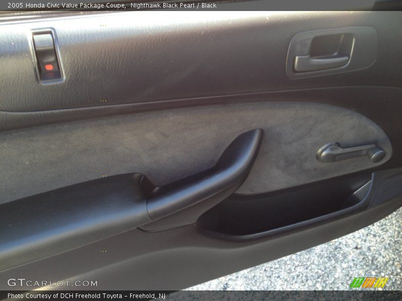 Nighthawk Black Pearl / Black 2005 Honda Civic Value Package Coupe