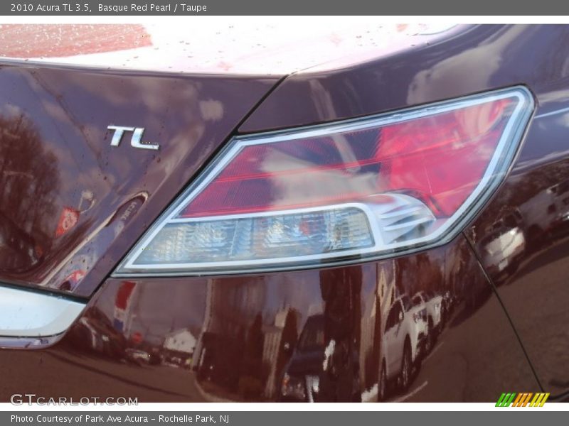 Basque Red Pearl / Taupe 2010 Acura TL 3.5
