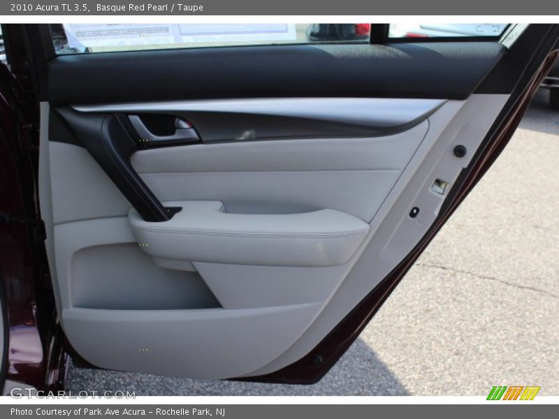 Basque Red Pearl / Taupe 2010 Acura TL 3.5
