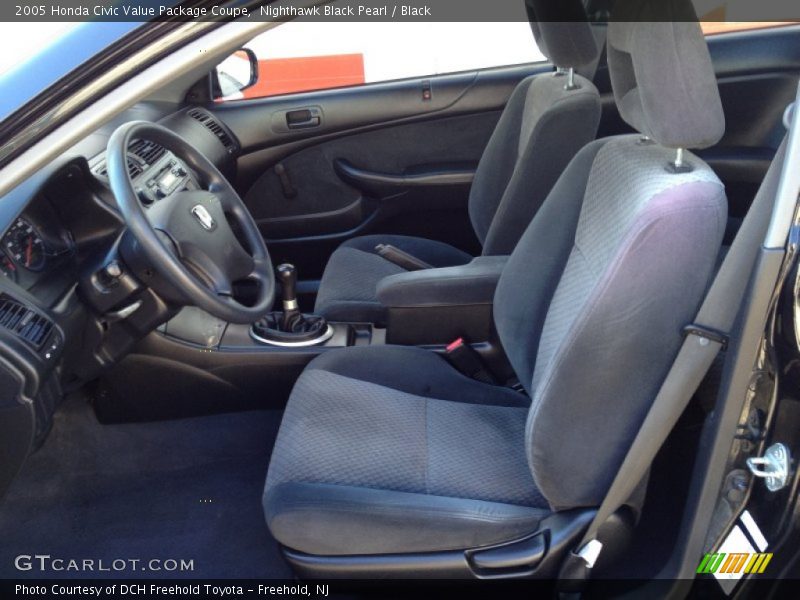  2005 Civic Value Package Coupe Black Interior