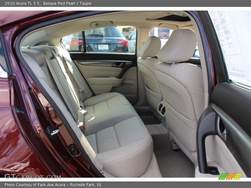 Basque Red Pearl / Taupe 2010 Acura TL 3.5