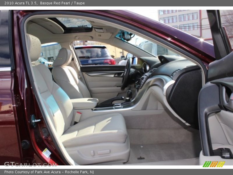 Basque Red Pearl / Taupe 2010 Acura TL 3.5