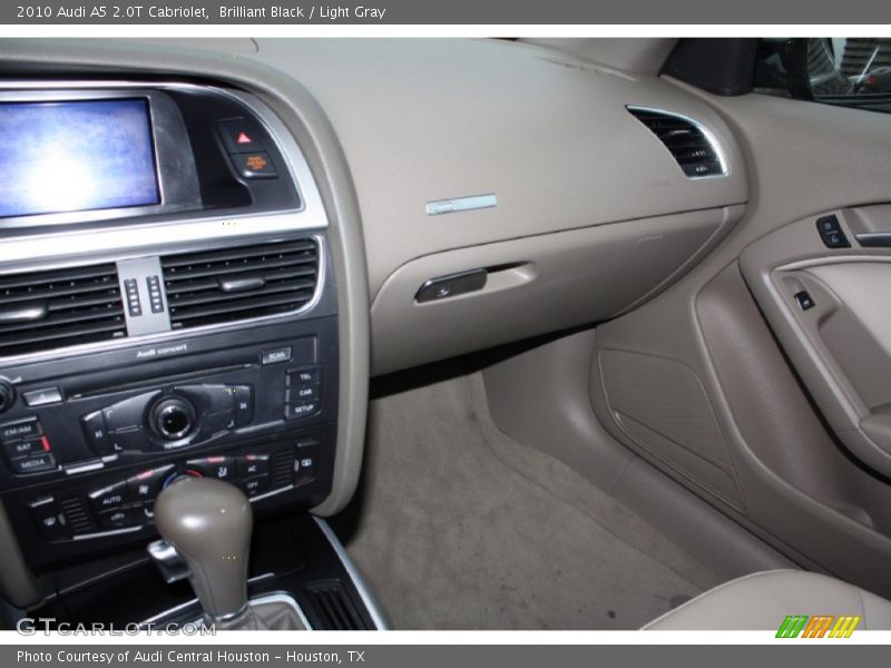 Brilliant Black / Light Gray 2010 Audi A5 2.0T Cabriolet