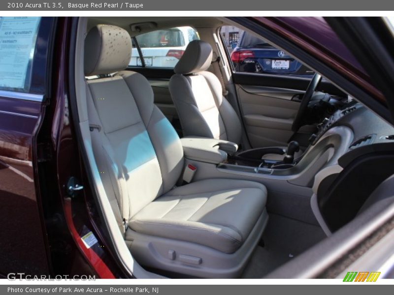 Basque Red Pearl / Taupe 2010 Acura TL 3.5