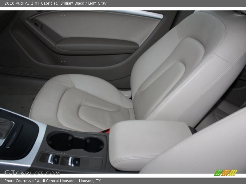 Brilliant Black / Light Gray 2010 Audi A5 2.0T Cabriolet