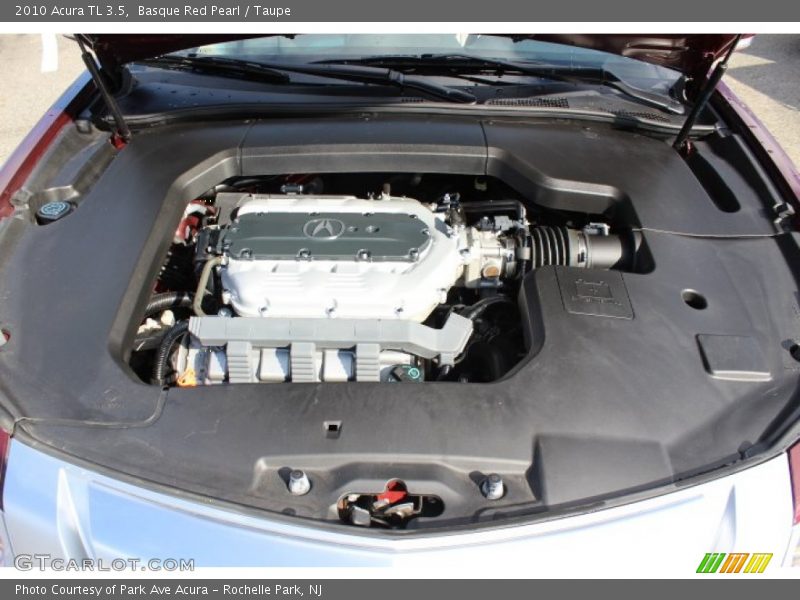 Basque Red Pearl / Taupe 2010 Acura TL 3.5