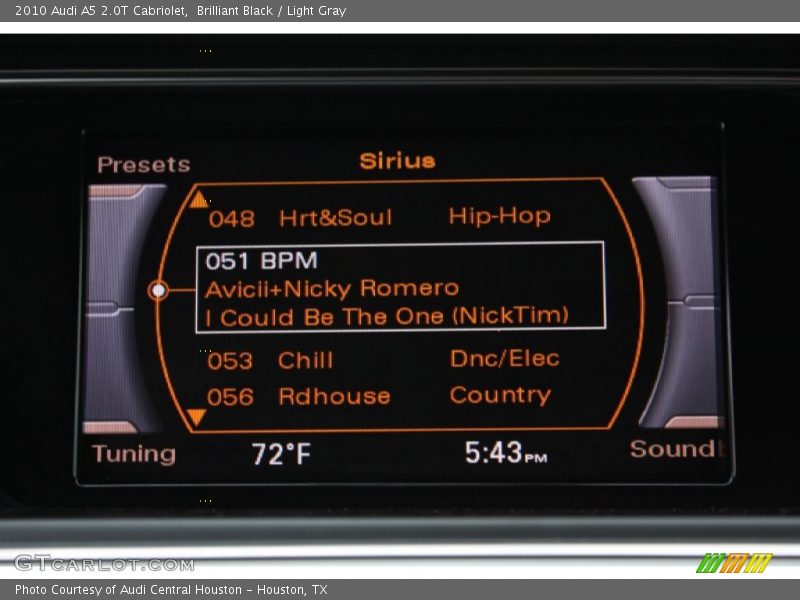 Brilliant Black / Light Gray 2010 Audi A5 2.0T Cabriolet