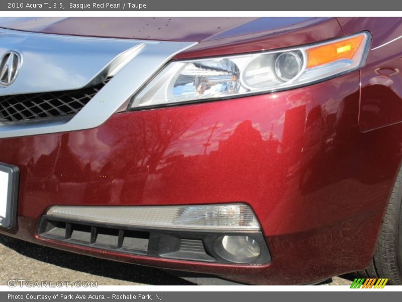 Basque Red Pearl / Taupe 2010 Acura TL 3.5