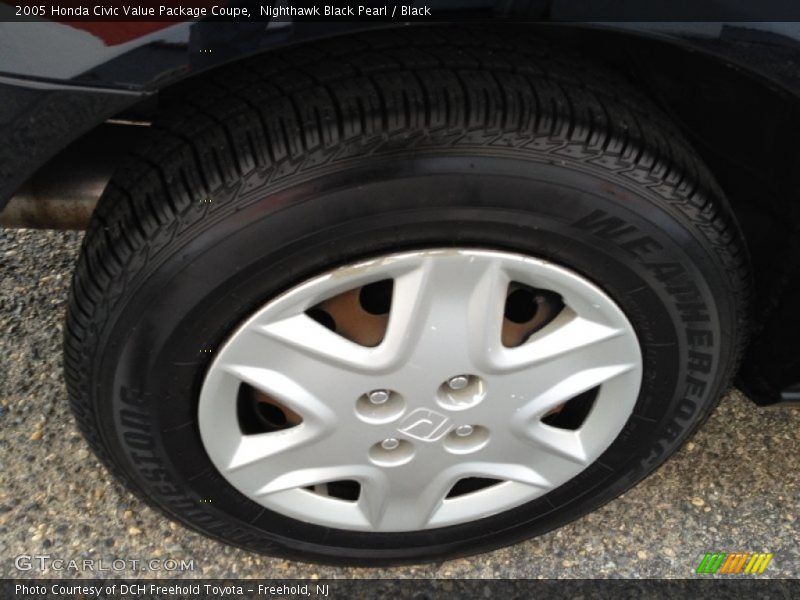 Nighthawk Black Pearl / Black 2005 Honda Civic Value Package Coupe