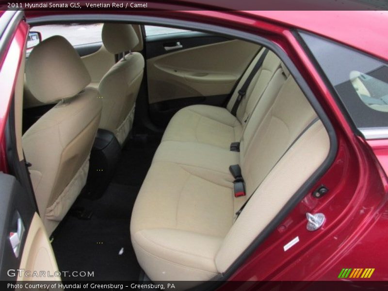 Venetian Red / Camel 2011 Hyundai Sonata GLS
