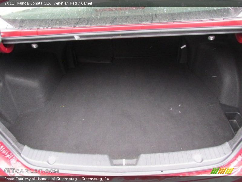 Venetian Red / Camel 2011 Hyundai Sonata GLS