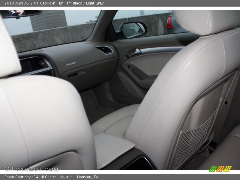 Brilliant Black / Light Gray 2010 Audi A5 2.0T Cabriolet