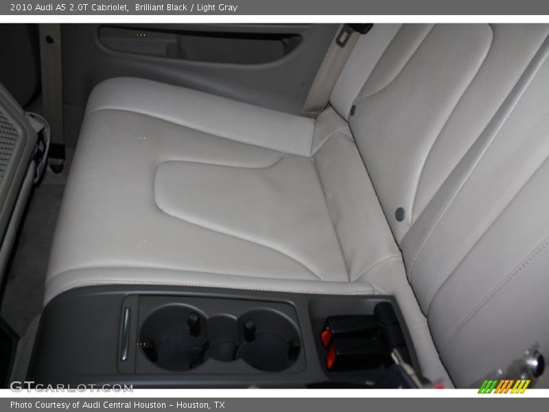 Brilliant Black / Light Gray 2010 Audi A5 2.0T Cabriolet