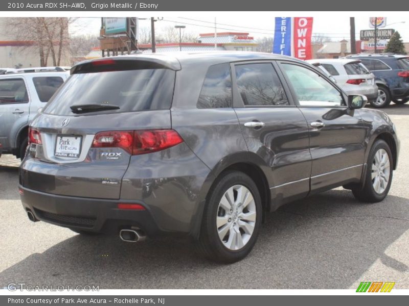 Grigio Metallic / Ebony 2010 Acura RDX SH-AWD