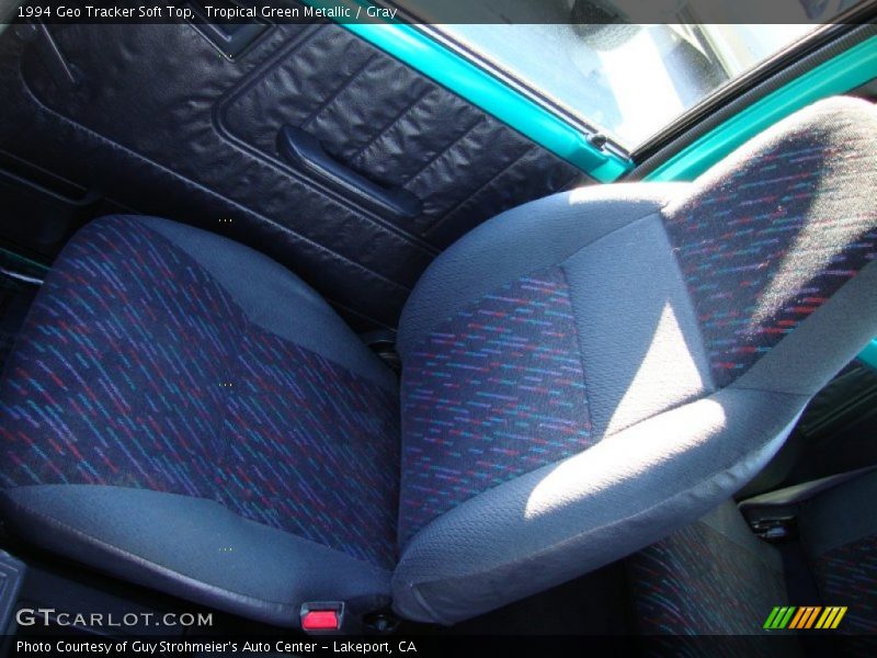 Front Seat of 1994 Tracker Soft Top