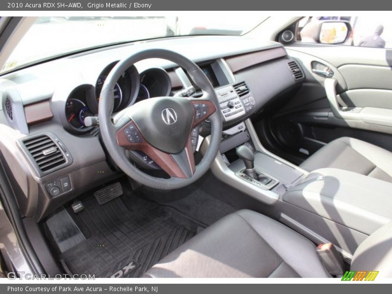 Grigio Metallic / Ebony 2010 Acura RDX SH-AWD