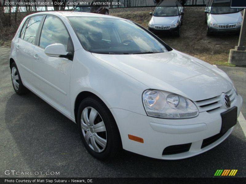 Candy White / Anthracite Black 2008 Volkswagen Rabbit 4 Door