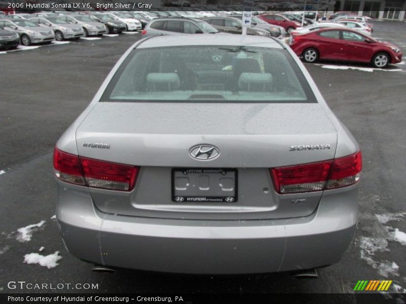 Bright Silver / Gray 2006 Hyundai Sonata LX V6