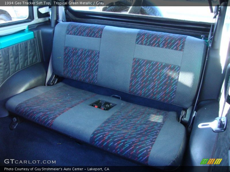 Rear Seat of 1994 Tracker Soft Top