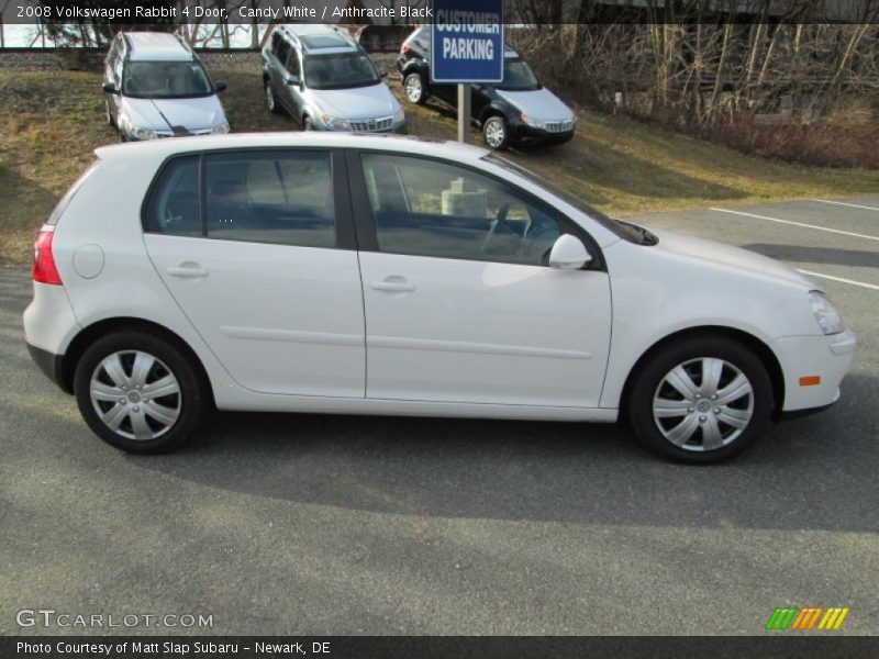 Candy White / Anthracite Black 2008 Volkswagen Rabbit 4 Door