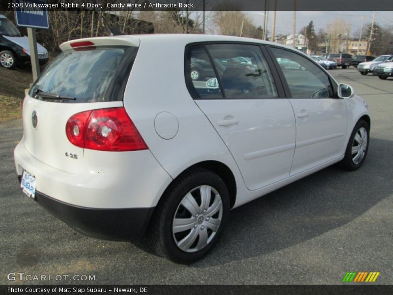 Candy White / Anthracite Black 2008 Volkswagen Rabbit 4 Door