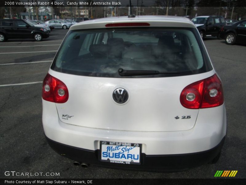 Candy White / Anthracite Black 2008 Volkswagen Rabbit 4 Door