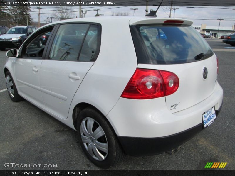 Candy White / Anthracite Black 2008 Volkswagen Rabbit 4 Door