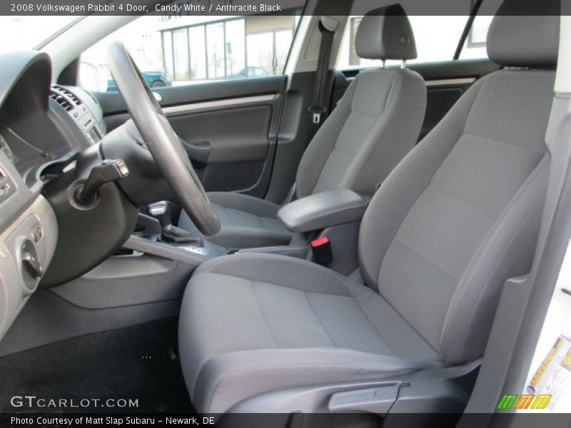 Front Seat of 2008 Rabbit 4 Door