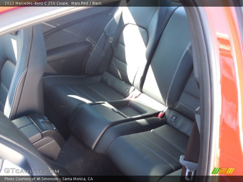Mars Red / Black 2013 Mercedes-Benz C 250 Coupe