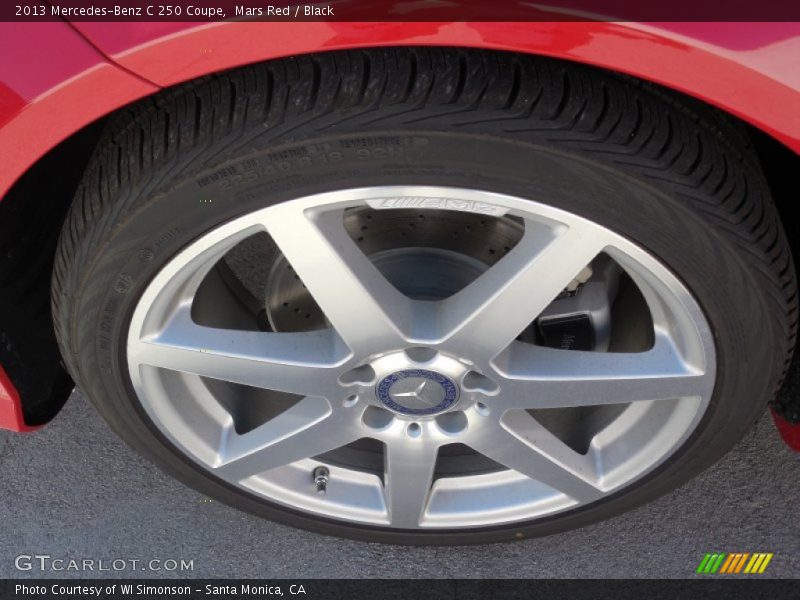 Mars Red / Black 2013 Mercedes-Benz C 250 Coupe
