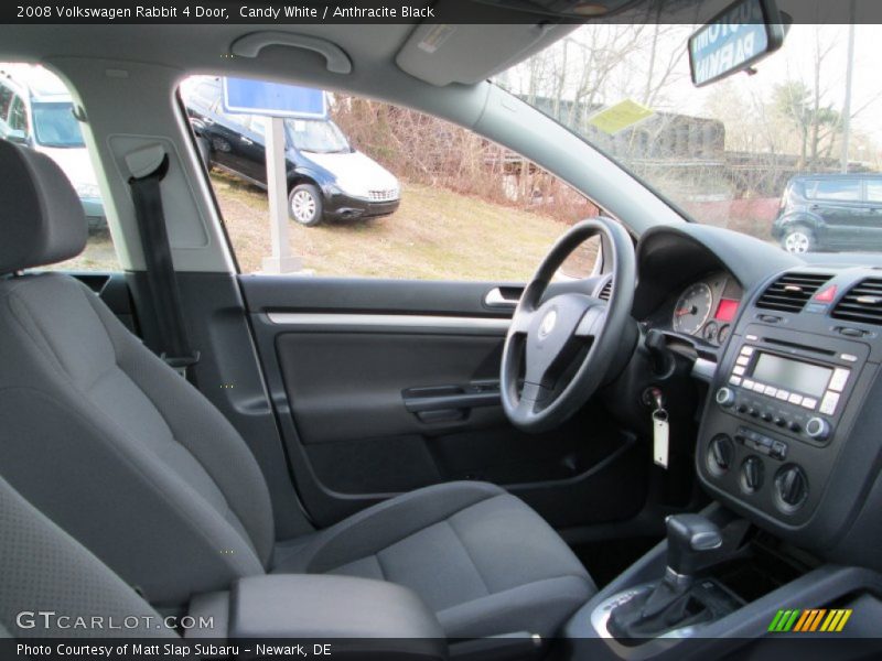 Candy White / Anthracite Black 2008 Volkswagen Rabbit 4 Door