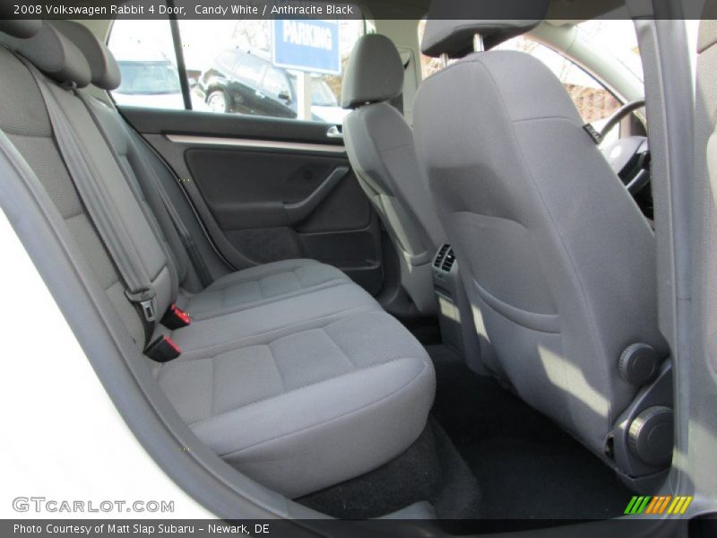 Rear Seat of 2008 Rabbit 4 Door