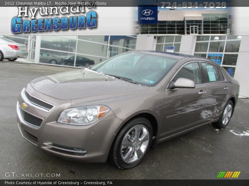 Mocha Steel Metallic / Ebony 2012 Chevrolet Malibu LT