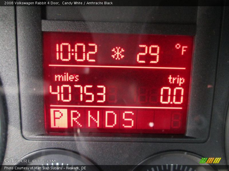 Candy White / Anthracite Black 2008 Volkswagen Rabbit 4 Door