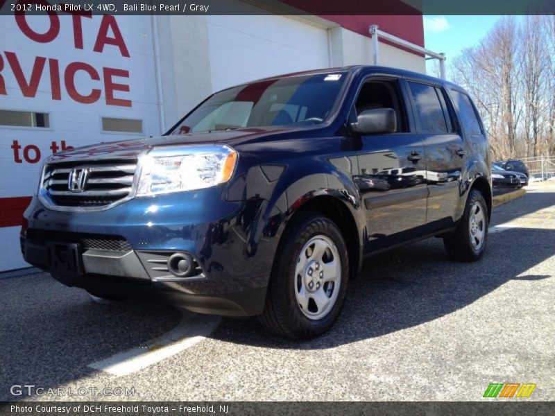 Bali Blue Pearl / Gray 2012 Honda Pilot LX 4WD