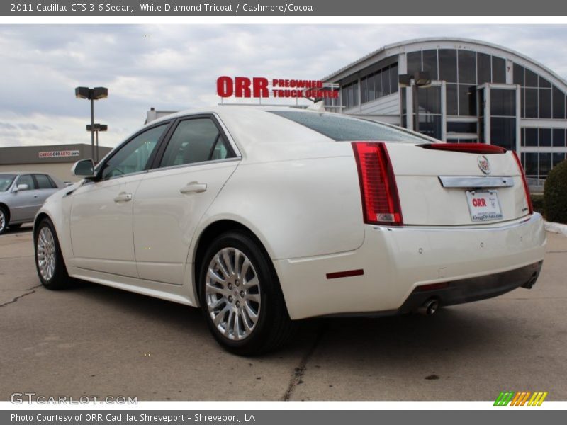 White Diamond Tricoat / Cashmere/Cocoa 2011 Cadillac CTS 3.6 Sedan