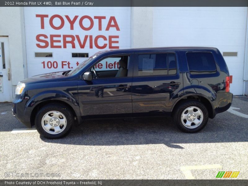 Bali Blue Pearl / Gray 2012 Honda Pilot LX 4WD