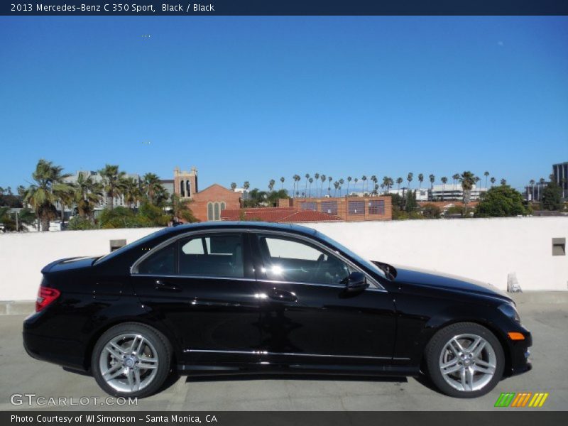 Black / Black 2013 Mercedes-Benz C 350 Sport