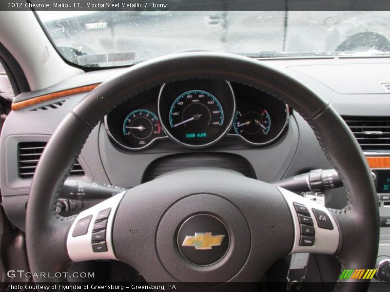 Mocha Steel Metallic / Ebony 2012 Chevrolet Malibu LT