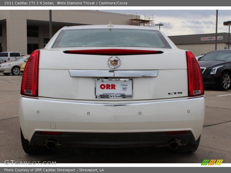 White Diamond Tricoat / Cashmere/Cocoa 2011 Cadillac CTS 3.6 Sedan