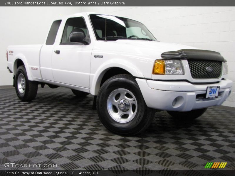 Oxford White / Dark Graphite 2003 Ford Ranger Edge SuperCab 4x4