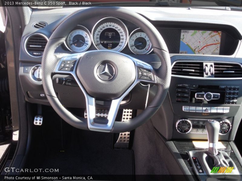 Black / Black 2013 Mercedes-Benz C 350 Sport